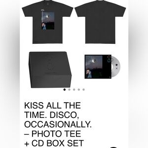KISS ALL THE TIME. DISCO, OCCASIONALLY.
- PHOTO TEE + CD BOX SET (LARGE)